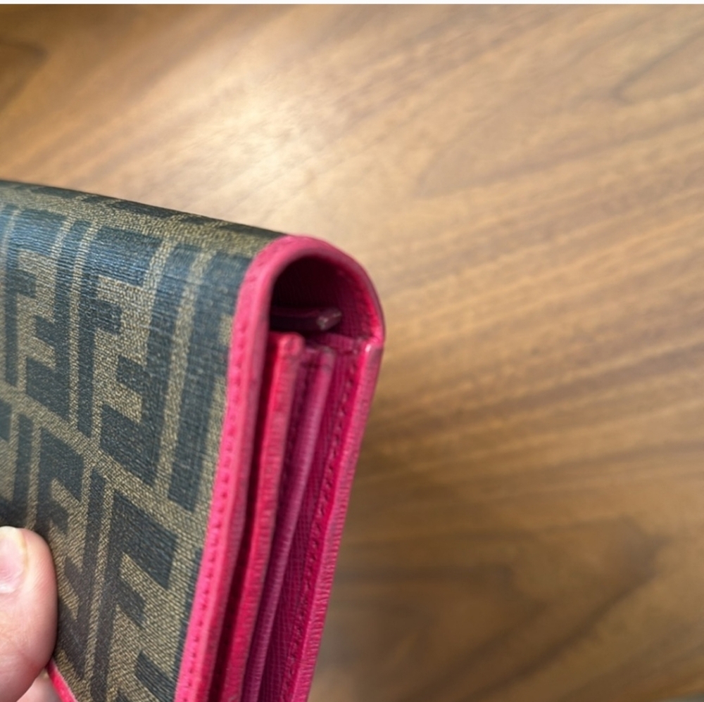 Fendi Brown and Pink Women's Wallet - Picture 6 of 9